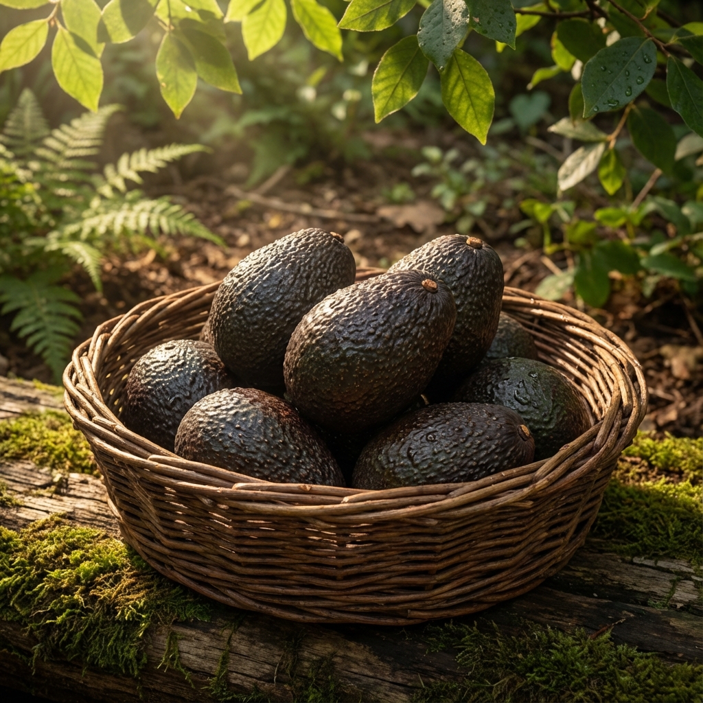 Cosecha artesanal de paltas